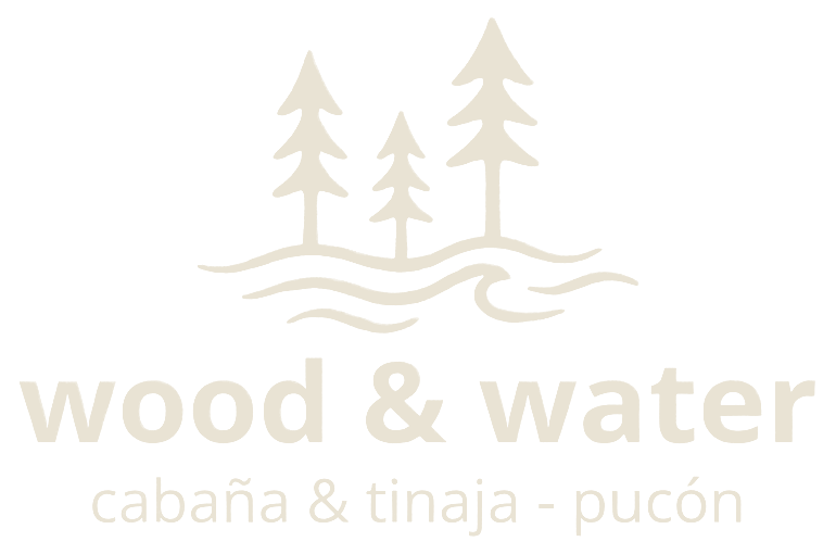 wood & water, cabaña & tinaja, pucón